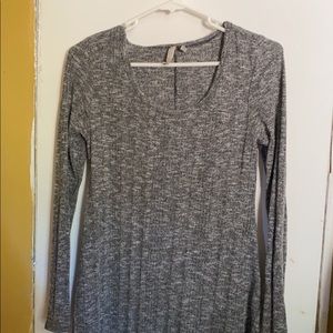 Holiday gray dress
